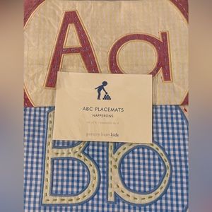 ABC Placemats from PotteryBarn Kids S/4